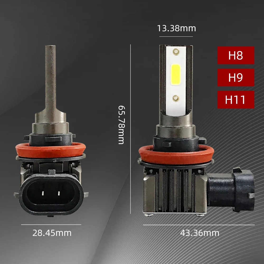 2/4PCS LED 12V H11 30000LM H4 Led Car Headlight Bulb 180W Super Bright Auto Lamp Fit For Toyota Hilux 2012 2013