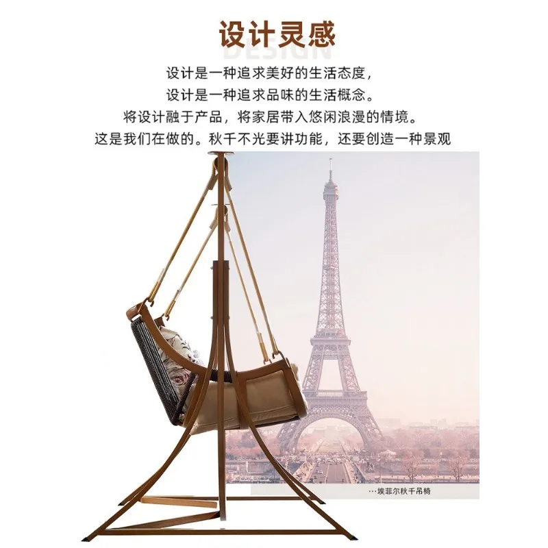 Swing Garden Balcony Swing Chair Double Hammock Outdoor Rocking Chair Home Outdoor Internet celebrity Swing Chair