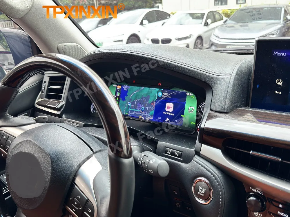 Linux system 12.3 In For Lexus LX570 2015~2021 Digital dashboard Multimedia Android Auto Car Radio Stereo Receiver IPS Head Unit