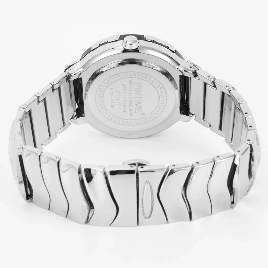 ساعة Y2K فريدة من نوعها للرجال من الفولاذ المقاوم للصدأ باللون الأسود والأزرق الفاخر كوارتز مقاومة للماء