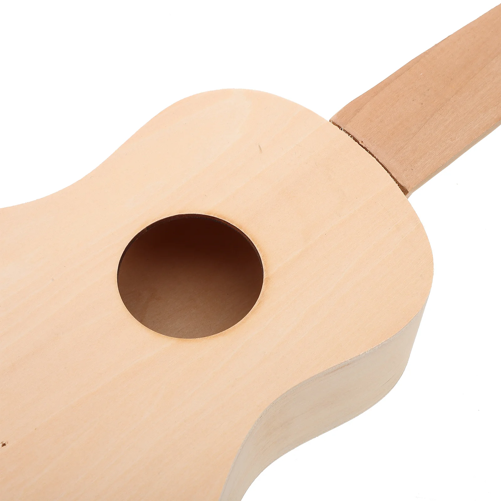 

Painted Ukulele Beginner Guitar Kids Wooden Toy Kit Children's Diy Instrument Making