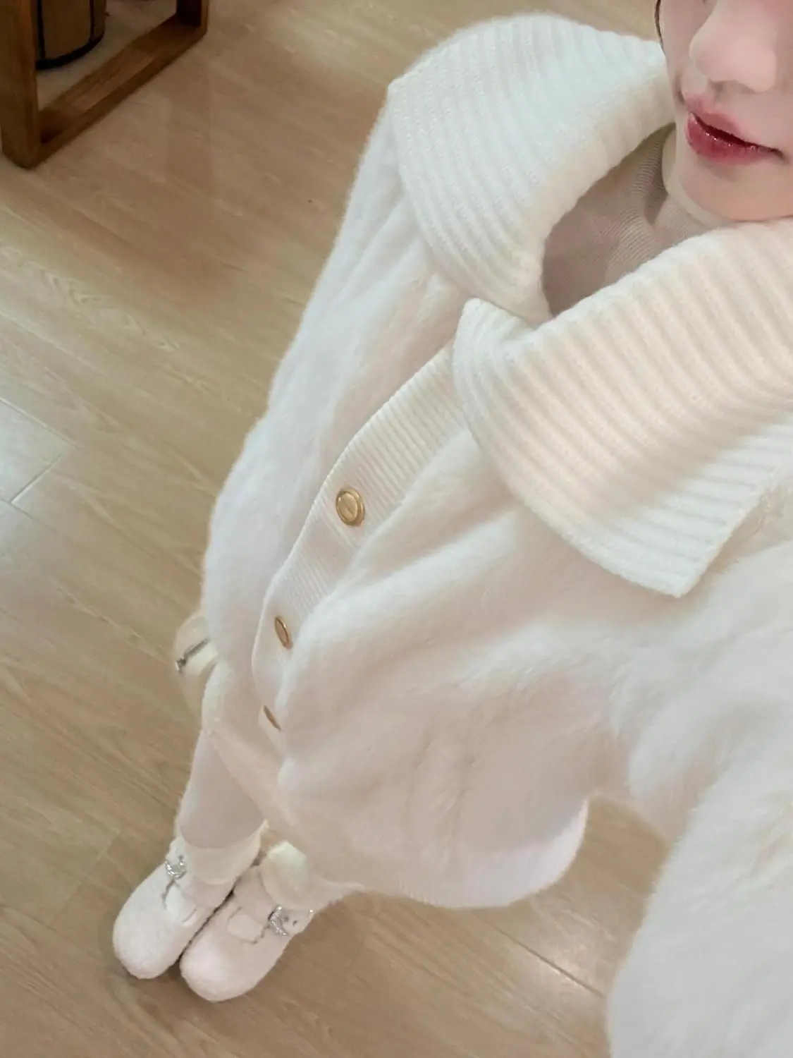 

Cardigans Blue Sweaters Womens Fall Cowgirl Polka-Dot Textured Raglan Illusion-Two-Pieces Cable Mock-Two-Pieces Stretchy Vintage