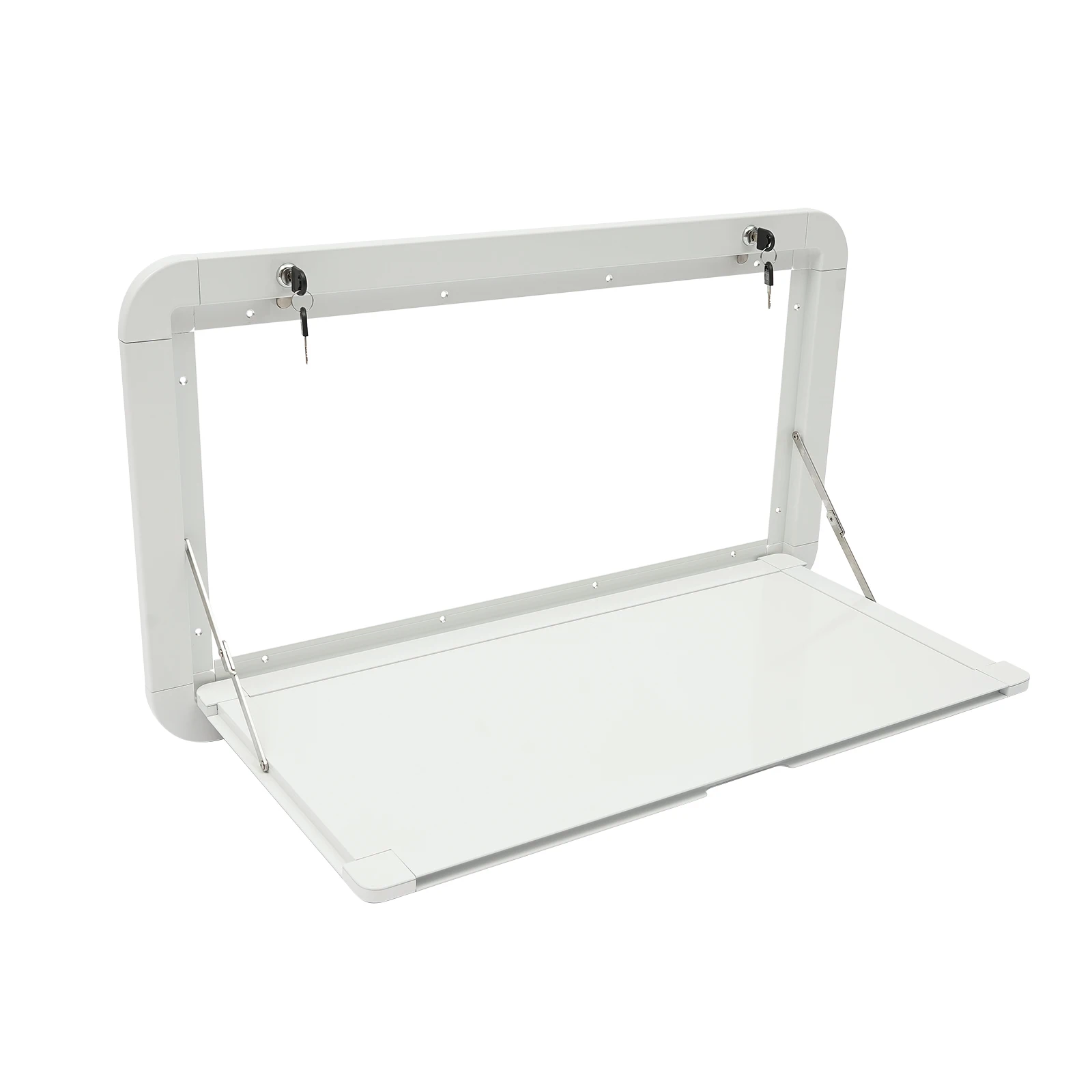 

31.5 X 17.7 Inch Foldable Rv Dinette Tables Campervan Outside Picnic Wall Mounted Table for Caravans, Vans, Truck Campers