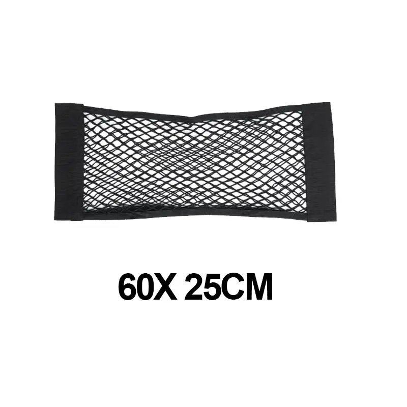 BLALION Kofferraum-Aufbewahrungstasche Nylon-Netznetze Auto-Kofferraum-Organizer Elastische Schnur Gepäckhalter Tasche Auto-Aufbewahrung und -Ordnung