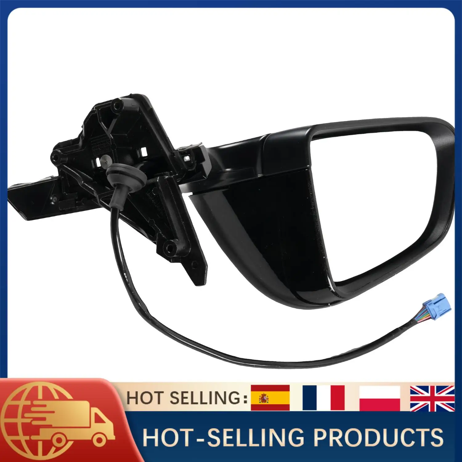 

Для Tesla Model Y 2020-2023 левое зеркало со стороны водителя, черное с подогревом памяти, складная замена, ABS, внешние аксессуары для автомобиля