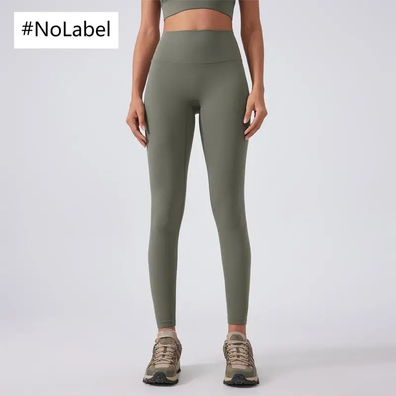 None Label Collection Gym Sports Tights Yoga Leggings Fitness Pants Women Running Pilates Sportswear High Waist Women Leggings