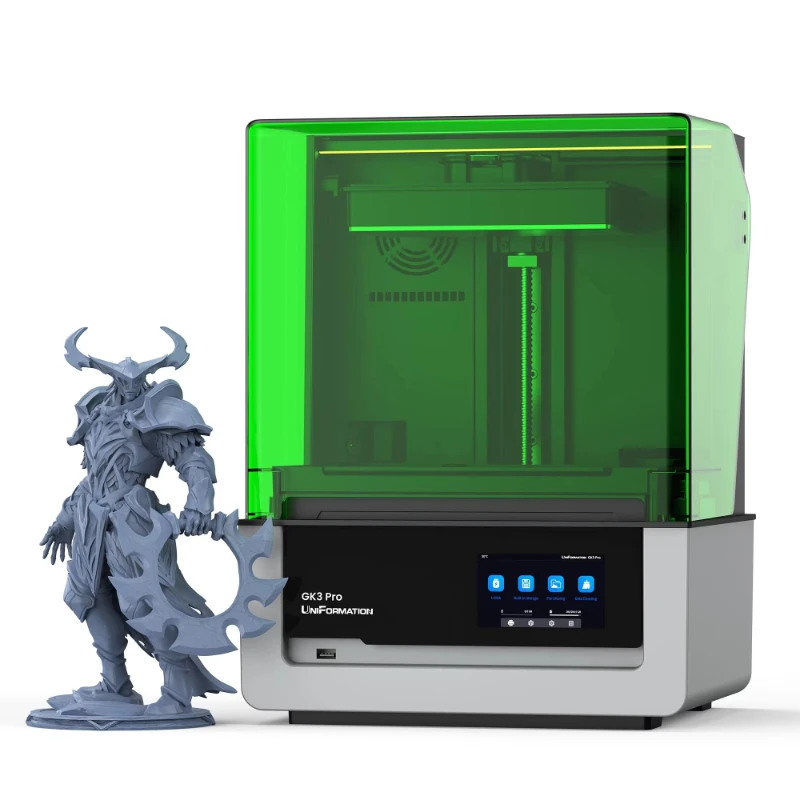 GK3 PRO  LCD Printer 0.3'' LCD Photocuring Resin 3d Model Making Printer with Build-in Heating System & Odor Filter
