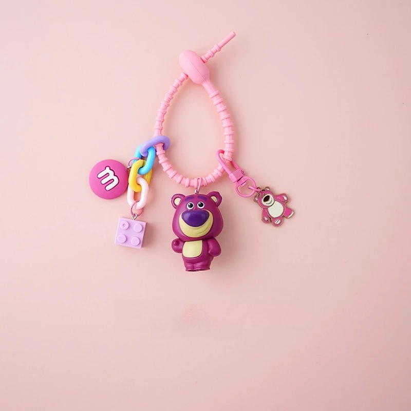 Hot Disney Anime Toy Story Series Creativity Key Chain Pendant Cartoon Cute Woody Buzz Lightyear Alien Backpack Keychain