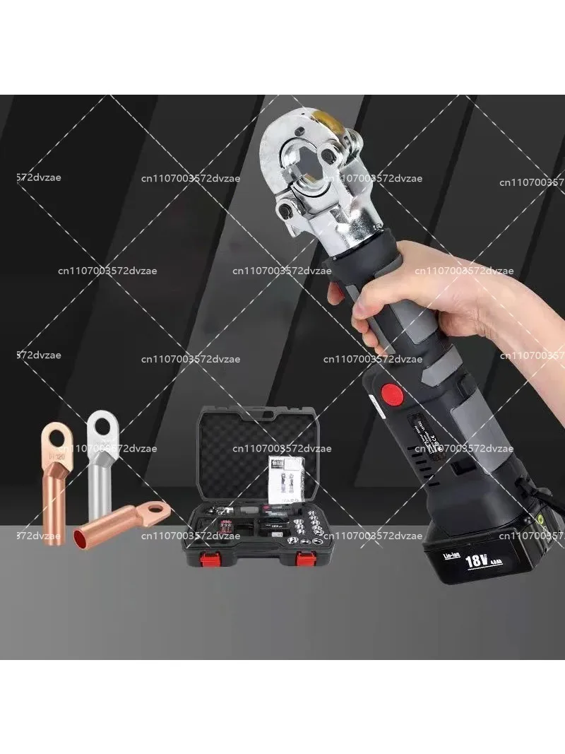 LS-300 New Cordless Electric Hydraulic Fixture Portable Copper Aluminum Cable Terminal 16-300Mm Battery Crimping Tool