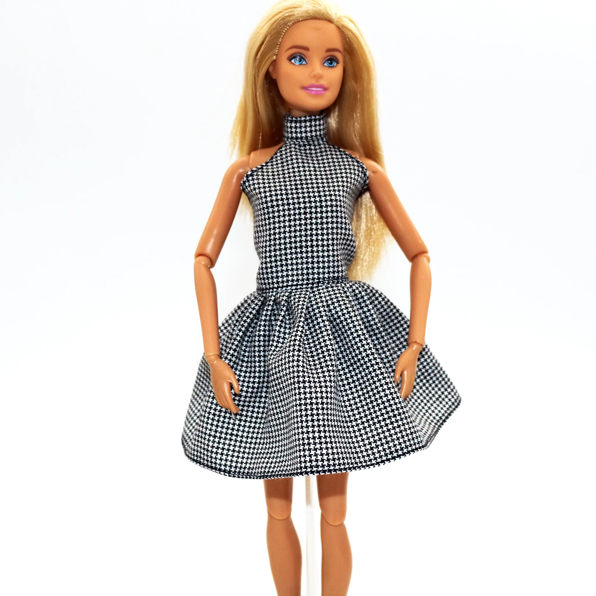 New 30cm 1/6  Plaid skirt Daily Wear Accessories Clothes for Barbies doll