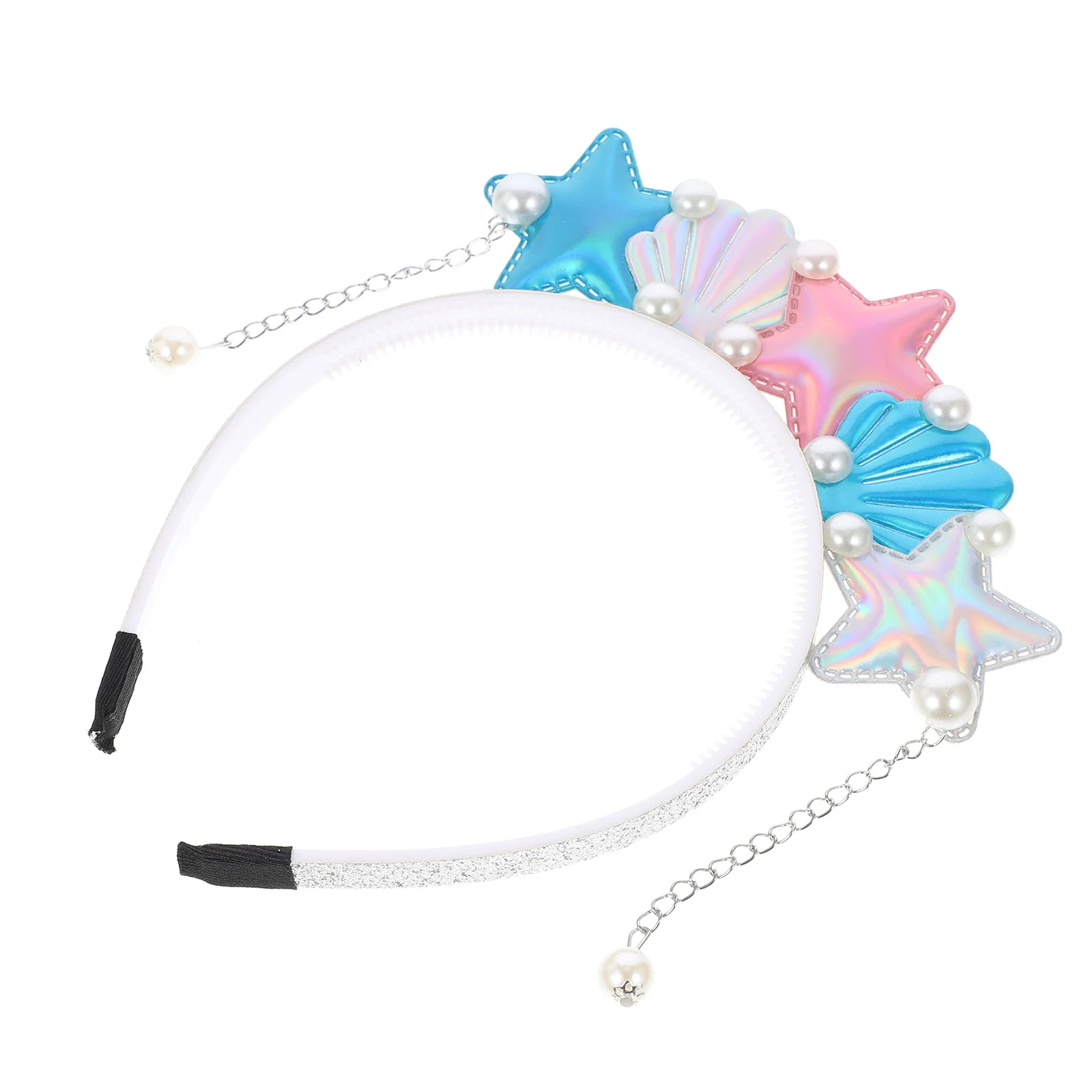 المحيط تحت عنوان عقال الأزرق حورية البحر نجمة البحر شل الشعر هوب زي الاكسسوارات حزب Hairwear المحيط تحت عنوان عقال #6