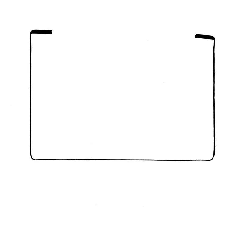 New A2141 For MacBook LCD Front Rubber Circle Bezel For Macbook pro 16