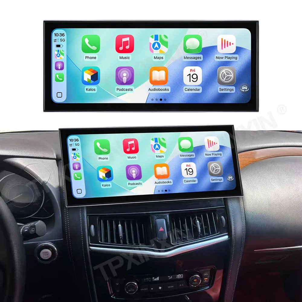 

15,8-дюймовый 4K экран Android 15 для Nissan Patrol 2012-2020: автомобильная магнитола, мультимедийный плеер с Carplay, GPS-навигация, стереосистема, головное устройство