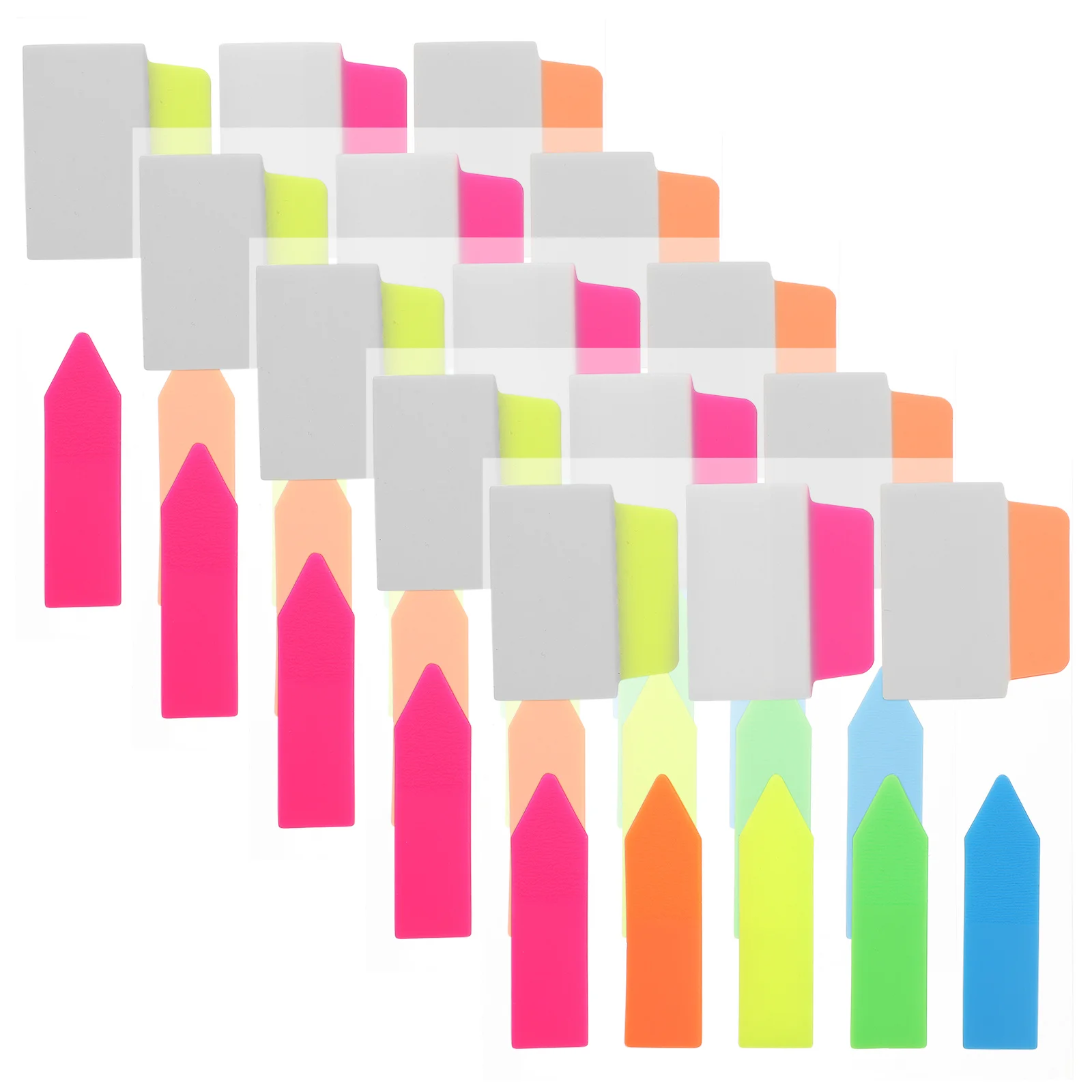

5 set File Index Tabs Sticky Memo Pad For Book Annotation Page Marker Label Sticker Organizer Supplies Paper Page Tabs Notepad