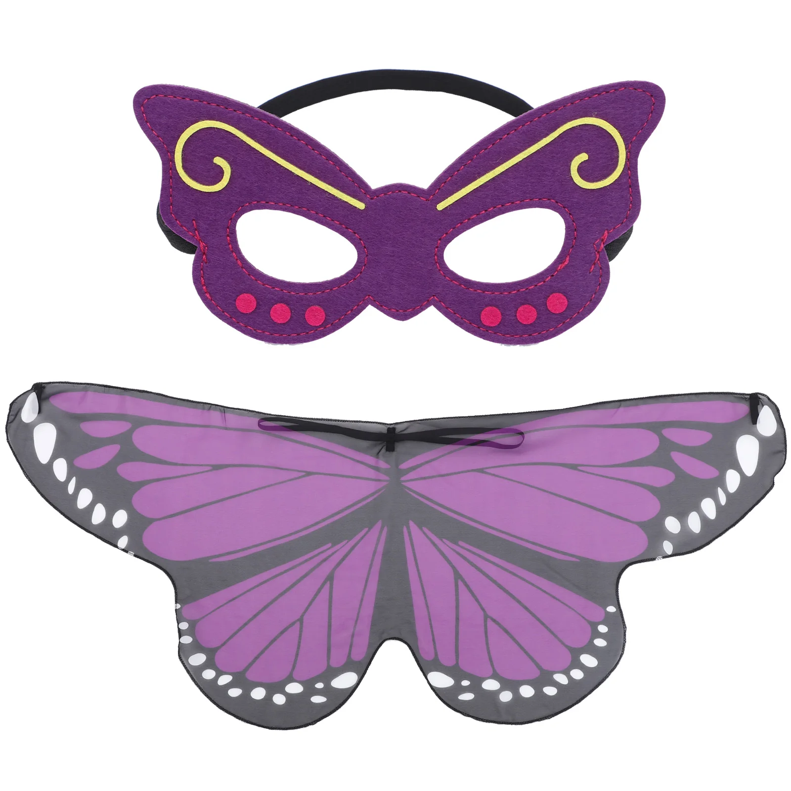 

Butterfly Wings Shawl Mask Costume for Women Girls Lightweight Comfortable Halloween Birthday Prop cosplay