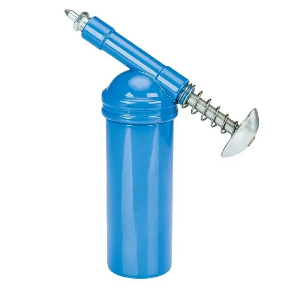 

80CC Bike Excavator Machinery Oil Injection Pump High Pressure Oiler Airbrush Mini Manual Butter Oiler Blue for Road