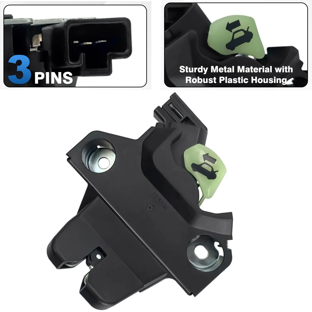 

Car Tailgate Lock Trunk Lock Actuator for Toyota Corolla 2015 2016 2017 2018 2019 64610-02170 64610-02171 3 PINS