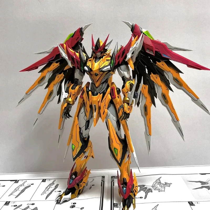 ชุดประกอบโมเดลหุ่นยนต์ MNP-XH01 Bai Qi รุ่น Original Mecha โครงเหล็ก ปีกขยับได้ ของเล่นอนิเมะ ตกแต่งโต๊ะทำงาน ของสะสม ของขวัญ