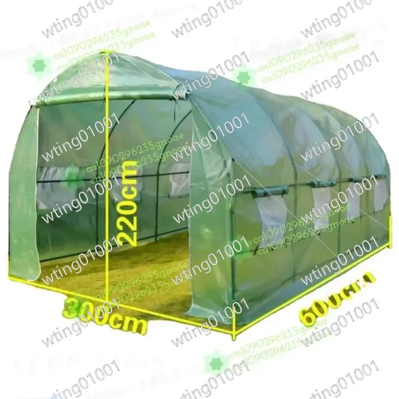 1pcs Greenhouse Outdoor 6x3x2.2M Garden Vegetable Insect Net Cover Plant Protection Freeze Shield Not Include Frame