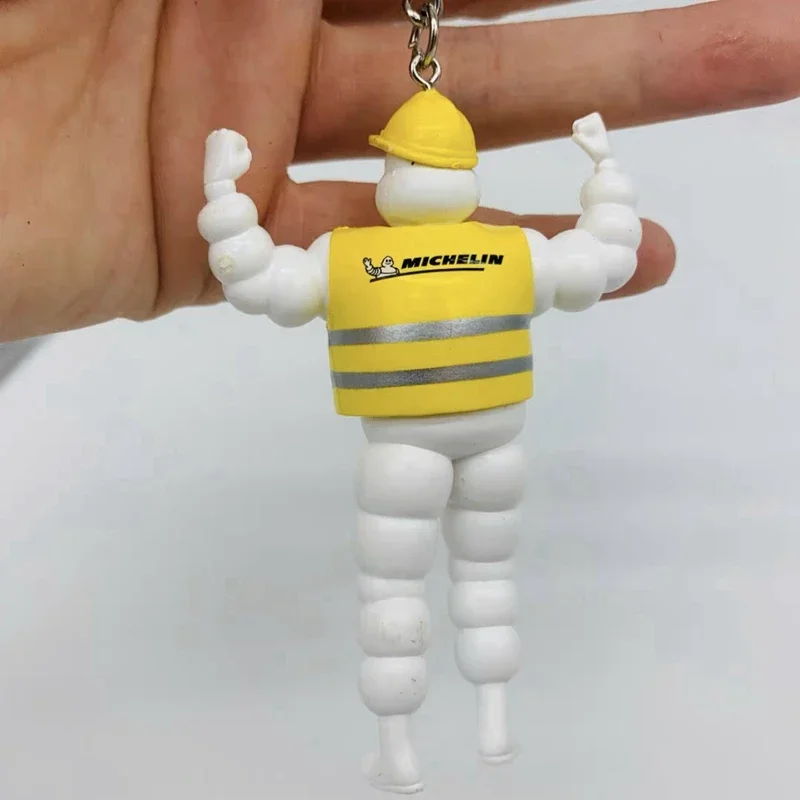 Anime Bibendum Action Figure Cute Cartoon White Fatty Doll Model Car Ornaments Bag Pendants Keychain Collection Children\'s Gifts