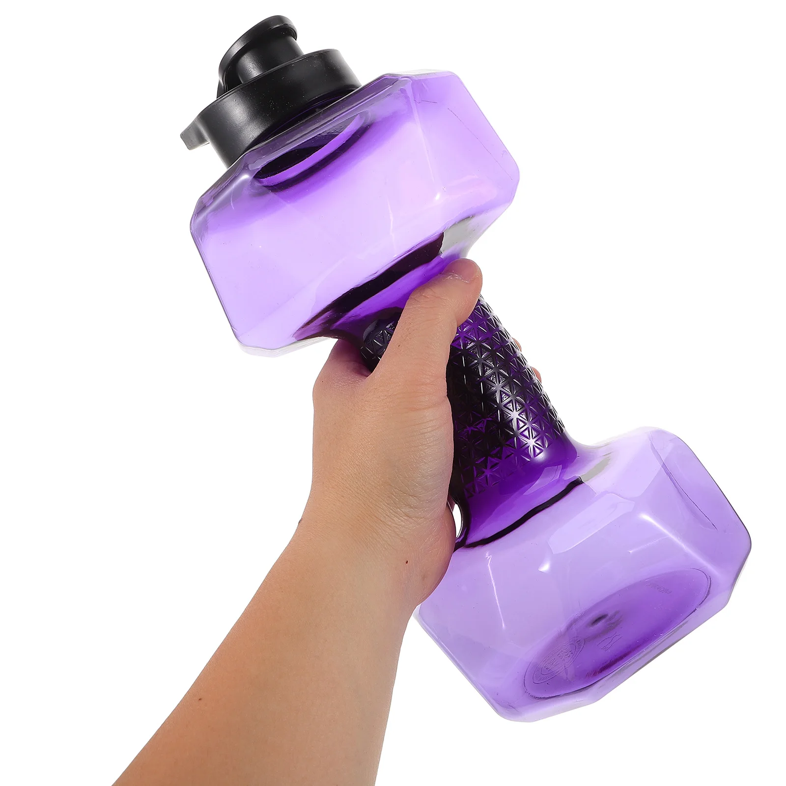 

Large Capacity Dumbbell Kettle Water Bottle Sports Outdoor Fitness PP Material Lightweight Creative Shape Drinking Cups