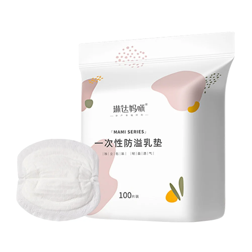 

100 Pcs Breast Pads Nursing Leak-proof Mat Pe Film Breastfeeding Pregnant Woman