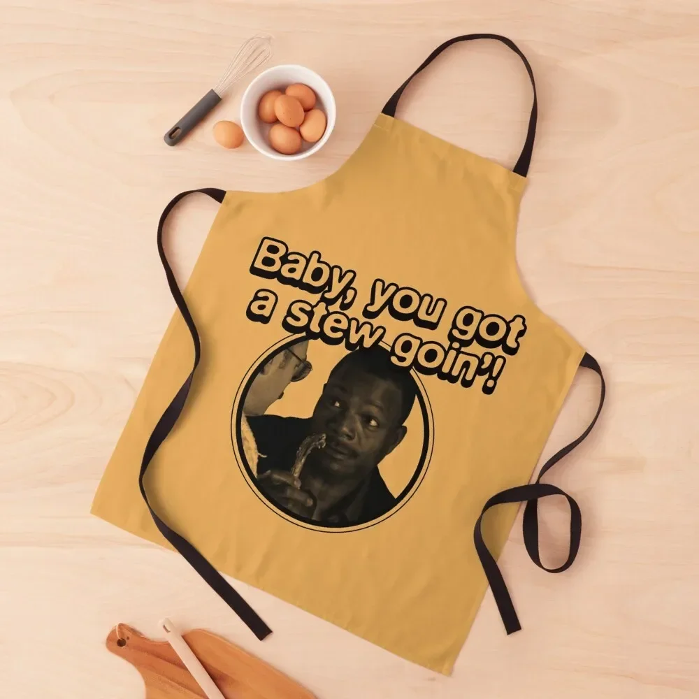 

Arrested Development - Carl Weathers - Baby, you got a stew goin'! Apron christmas decoration Home Utensils Women's Dress Apron