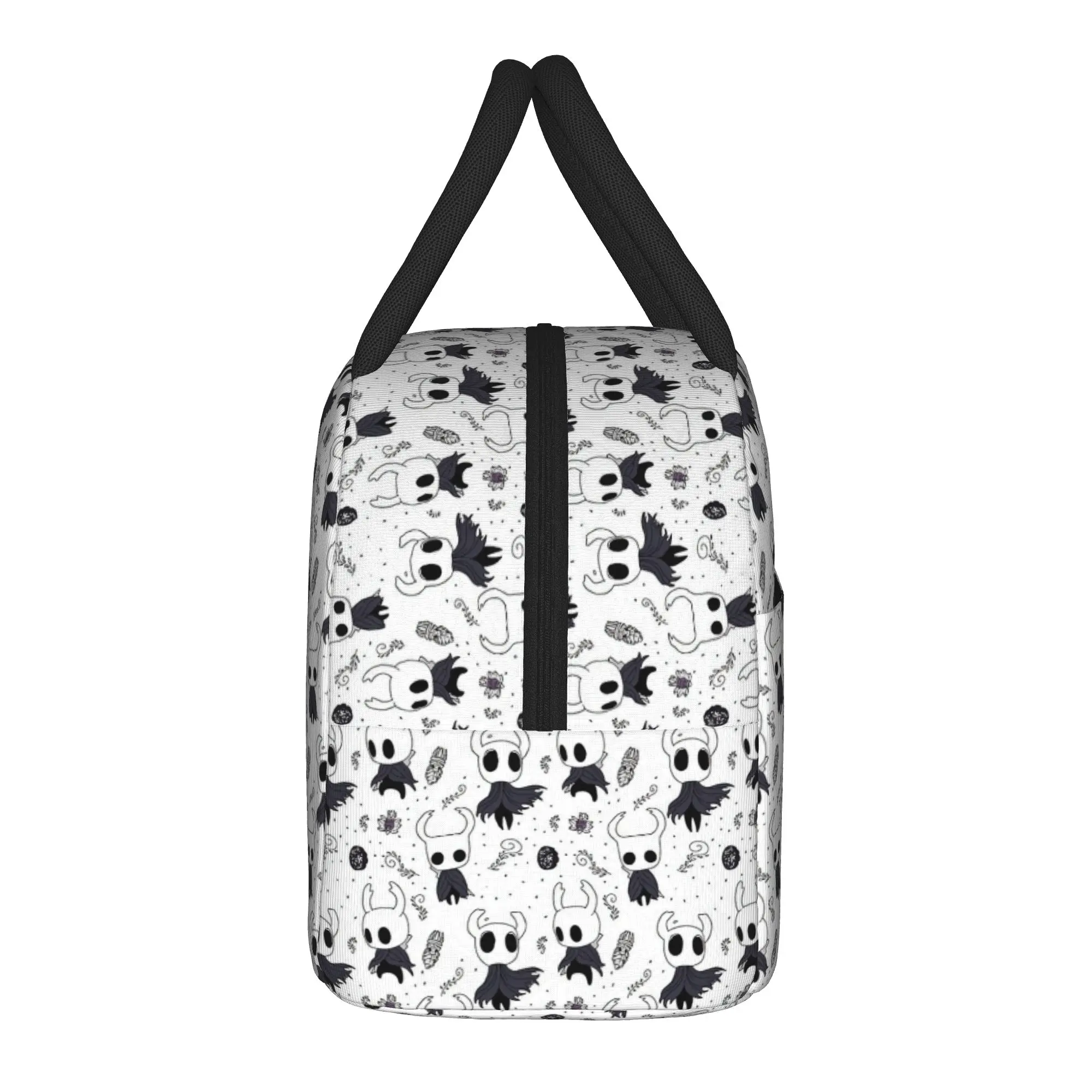 Hollow Knight Pattern Insulated Lunch Bags Leakproof Game Lunch Container Thermal Bag Tote Lunch Box Work  Outdoor Men Women