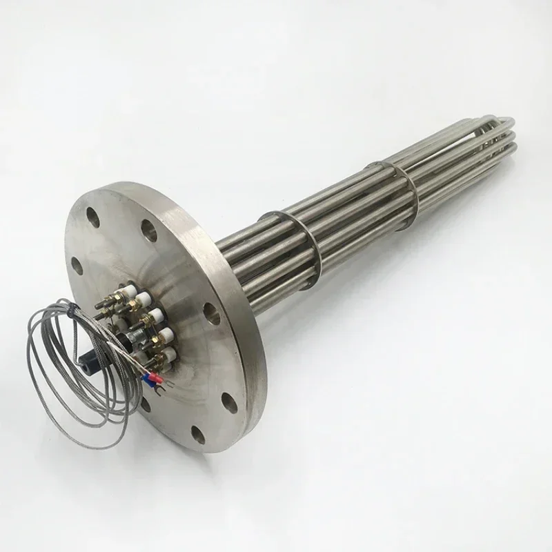 

Hot Sales 380v 15kw 20kw Heating Element Flange Immersion Tubular Heater For Water Heating