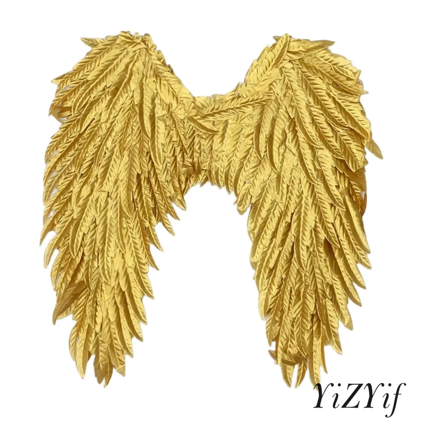 

Angel Demon Wings Accessories Realistic Feathers Breathable Elastic Harness Detachable Headpiece Cosplay Convention LARP Prop