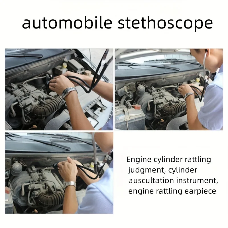 Car cylinder stainless steel stethoscope engine rattling diagnostic auto repair test auto insurance auto repair stethoscope anti