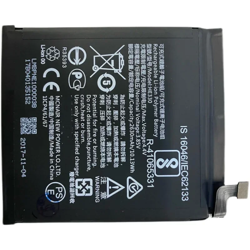 For Nokia 3 Nokia3 He330 New Large Capacity Mobile Phone Battery 2630MAh