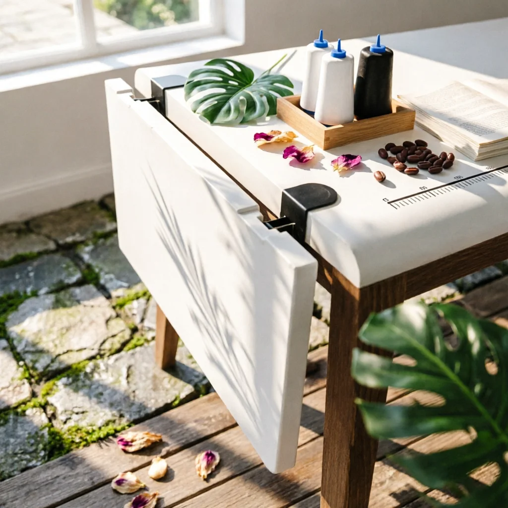 Plastic Sewing Machine Extension Plate Foldable Sewing Machine Extension Table Space-Saving Portable for Tailoring