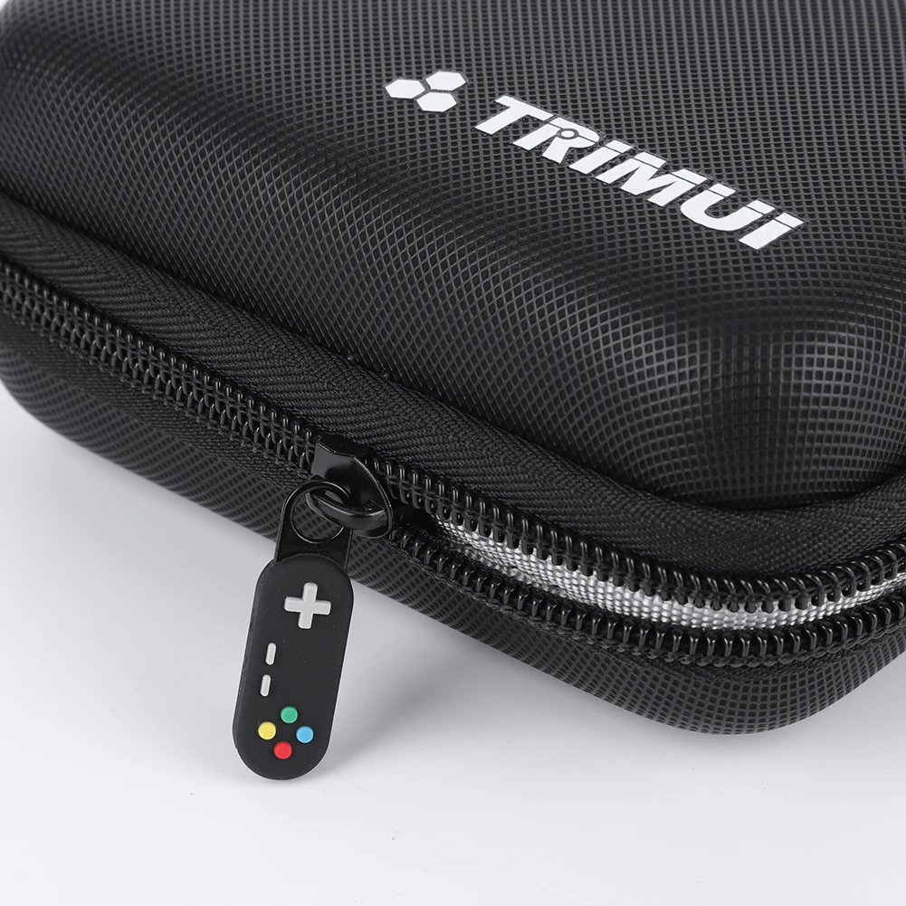 EVA Hard Carrying Case for Trimui Brick Handheld Game Console Storage Bag Shockproof Travel Protective Case with Mesh Bag