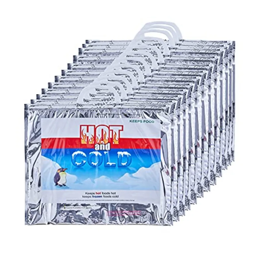 

Superio Hot and Cold Insulated Bags for Food Delivery Grocery Shopping Bags Food Storage for Hot and Frozen Food for Travel Dis