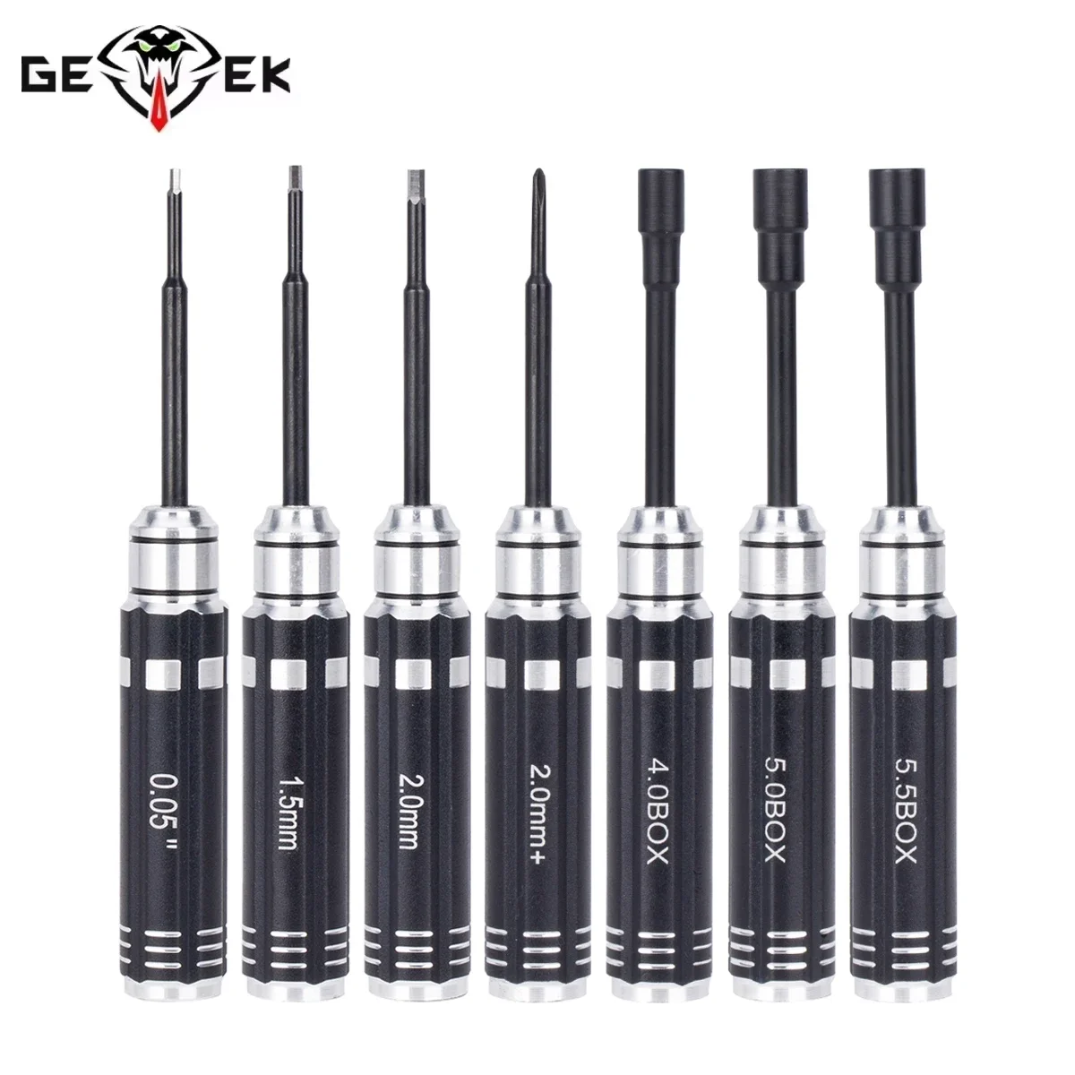 7Pcs Short Handle Nut Driver Hex Screwdriver Repair Tools Kit For 1/18 1/24 RC Mini Crawler Car Trax Trx4m Axial Scx24 Fms Fcx24