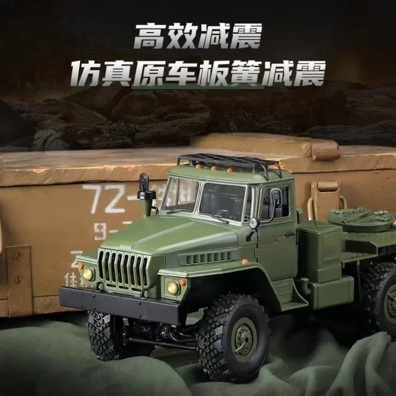 Wpl B36-3 Full Scale Military Remote Control Transport Vehicle Model 1/16 Rc Car Super Long Crawler Monster Monster Car  Truck