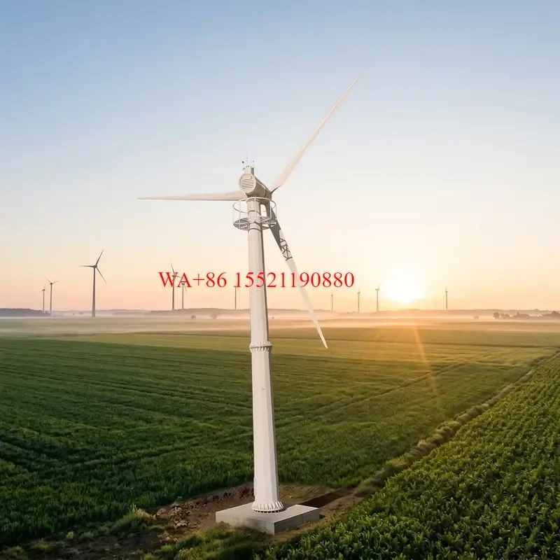 WMWMNU for Electrical Control Type Engineering Power Equipment System 50kW Horizontal Wind Turbine Wind Generator