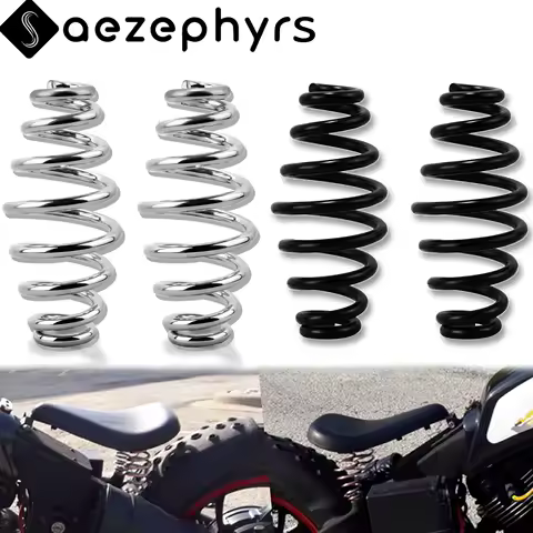 Motorcycle 4"/5'' Solo Seat Saddle Seats Spring For Harley Honda Yamaha Kawasaki Suzuki Sportster XL883 Bobber Chopper Custom