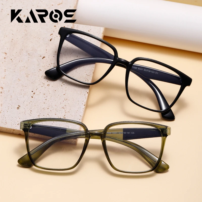 KAROS Large FrameNew Butterfly Fashion Design Women's Anti-Blue Light Glasses Customizable Prescription Photochromic 8441 #2