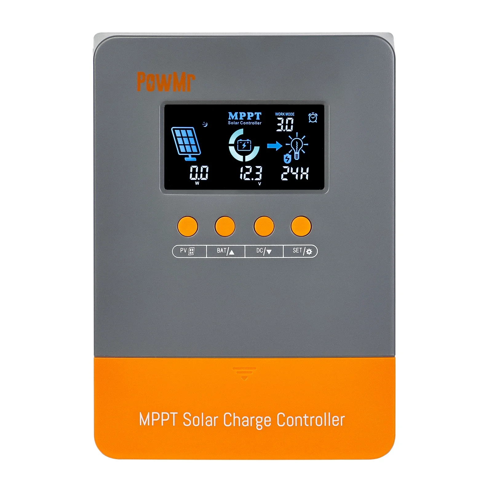 POWMR Nieuwe Solar Controller Groot Scherm 12/24/36/48V Solar Charger Controller MPPT 60A Solar Laadregelaar