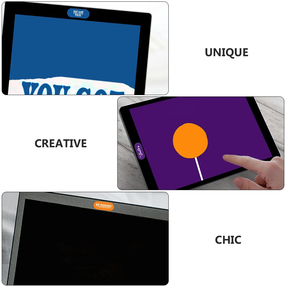 5pcs Privacy Protector Webcam Cover For Laptop Tablet Phone Camera Anti-Peeping Covers Sticky Protective Shield Video