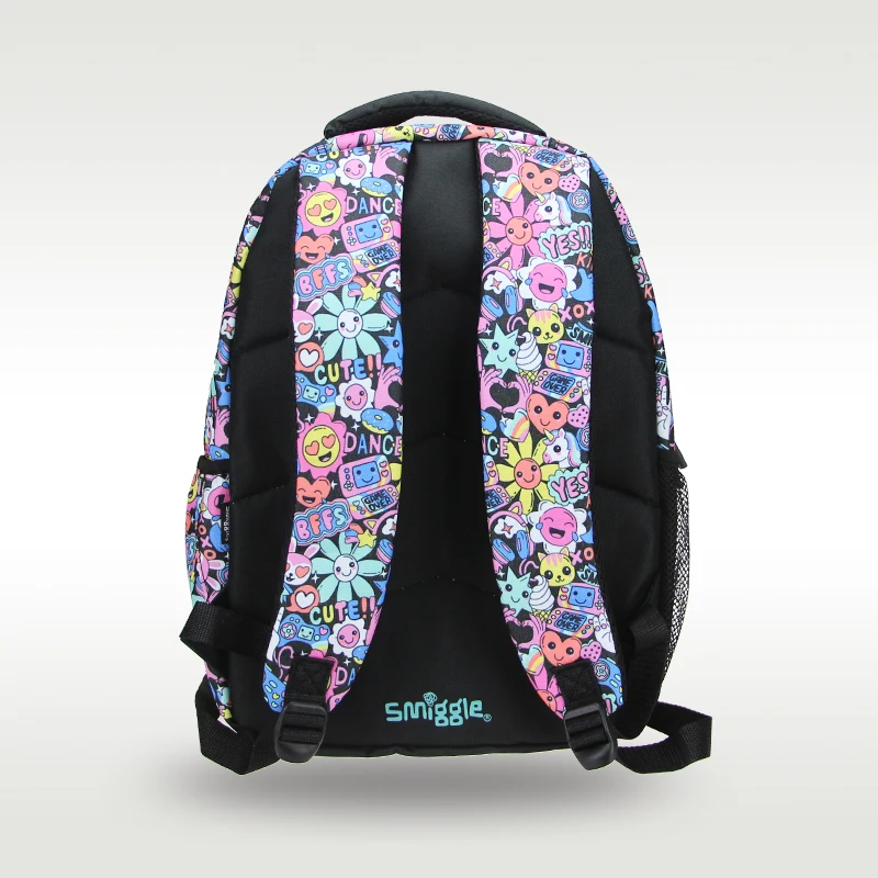 Australiano original smiggle crianças mais vendidas mochila feminina bonito de alta qualidade mochila girassol grande mochila 16 polegadas