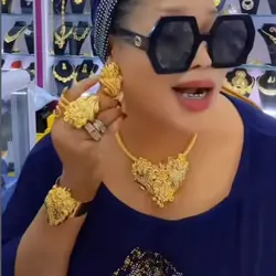 Hot Selling Dubai Italian Gold Plated Jewelry Women's Wedding Party Banquet Big Pendant Light Weight Bold Jewelry Sets FHK16927