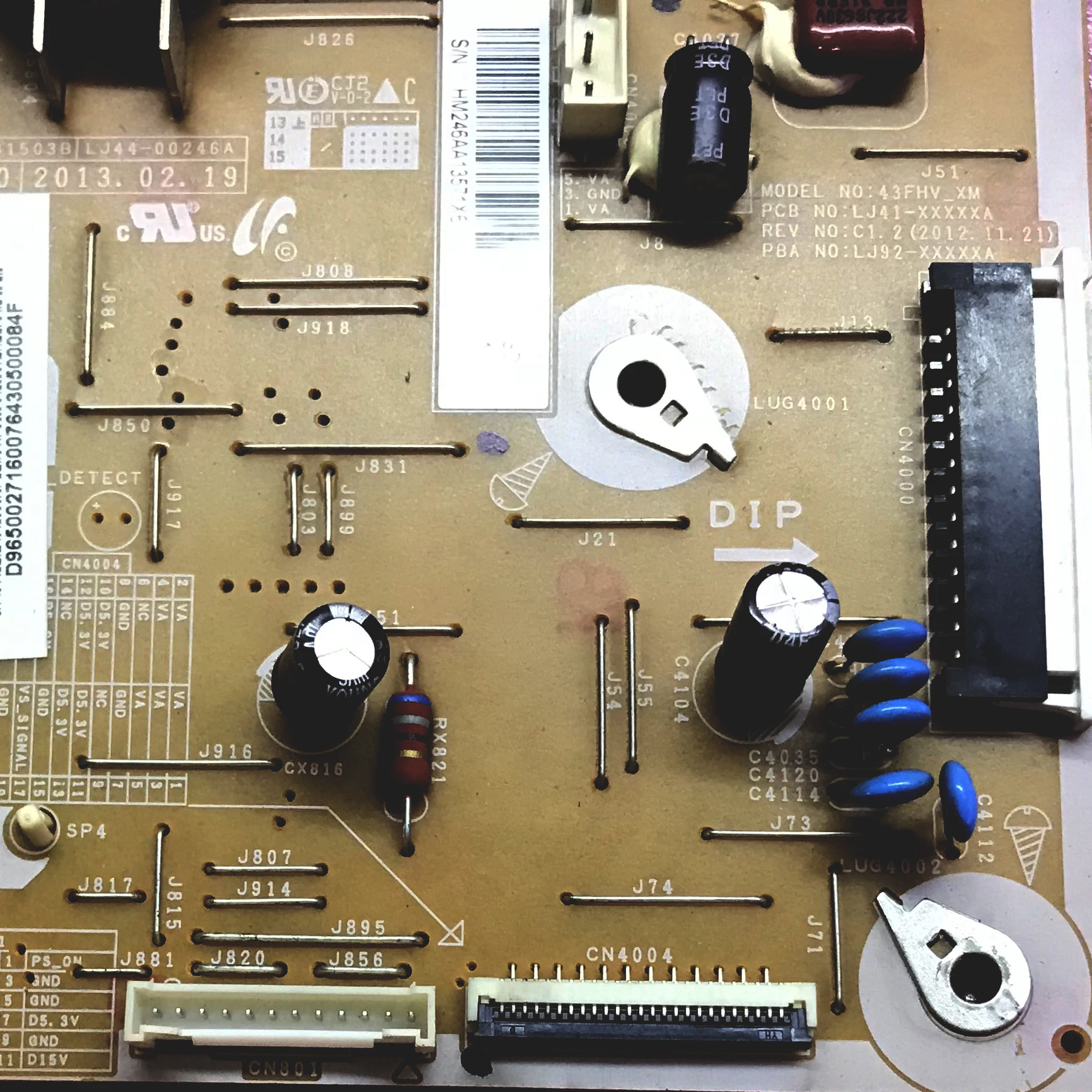 PSPF231503AB LJ44-00246A p43hf _ DSM placa de soporte de energía para TV LJ44 00246A, placa de fuente de alimentación, accesorios de TV