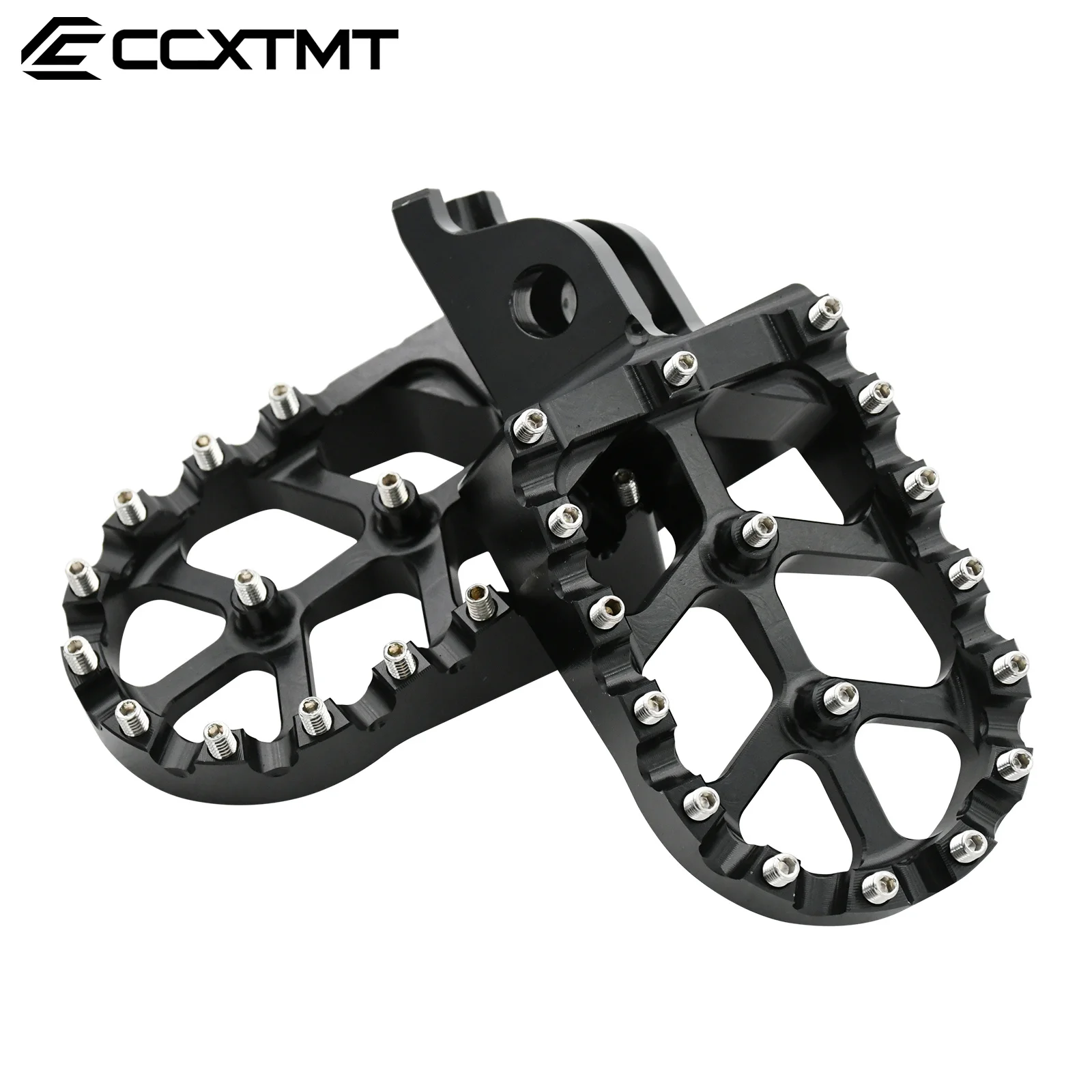 Motorcycle CNC Aluminum Foot Pegs Rests Pedals Footpegs For Honda CR125R CR250R CRF150R CRF250R CRF250X CRF450R CRF450X CRF450L