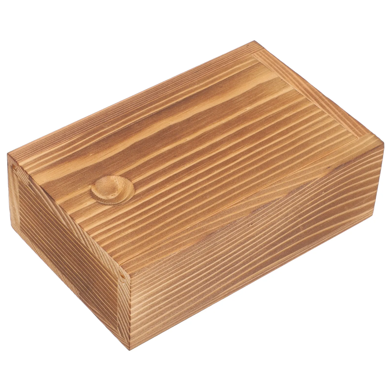 صندوق تخزين المجوهرات الخشبية منظم خفيف الوزن مدمج للأقراط والقلائد والأساور وحافظة الهدايا المكتبية