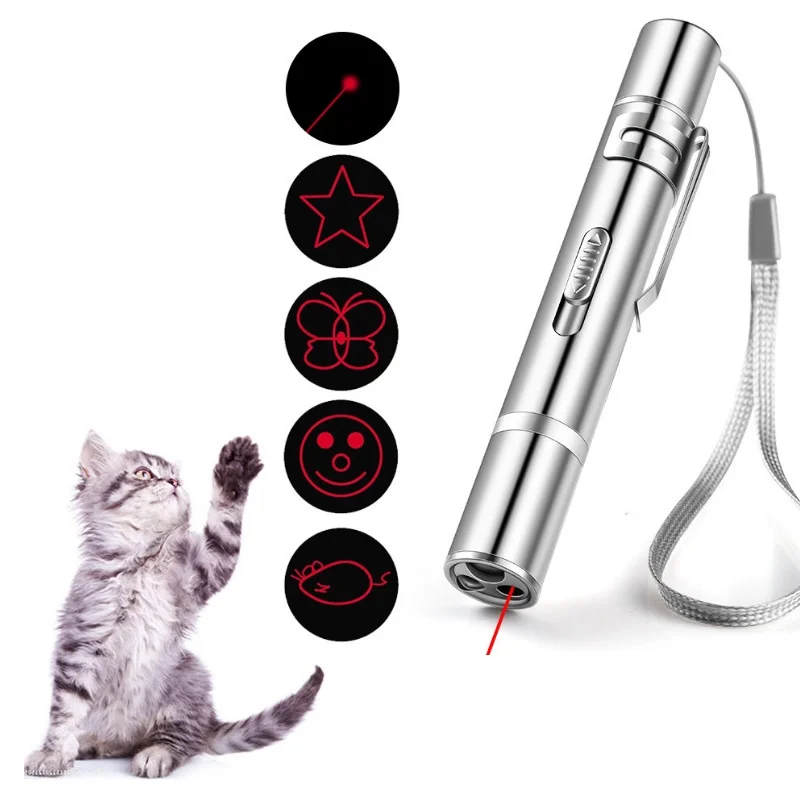 

Pet LED Cat Toy Red Dot Light Pointer Pen Tease Cat Rods Supplies Stick Cat Toys