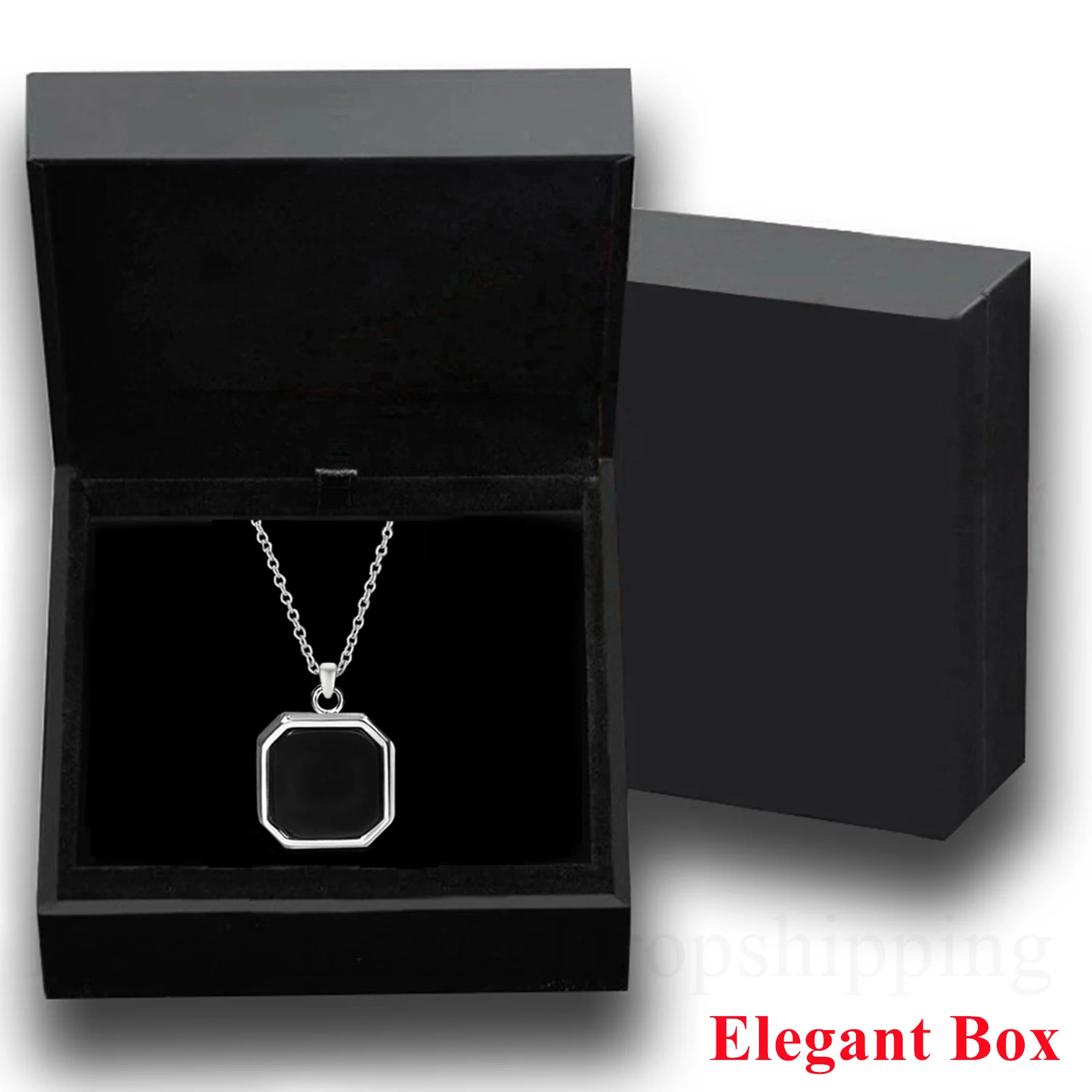 Custom Hidden Picture Heat Activated Magic Heat Photo Magic Necklace with Christmas Day Valentines Pet Dog Photo Gift - view 6