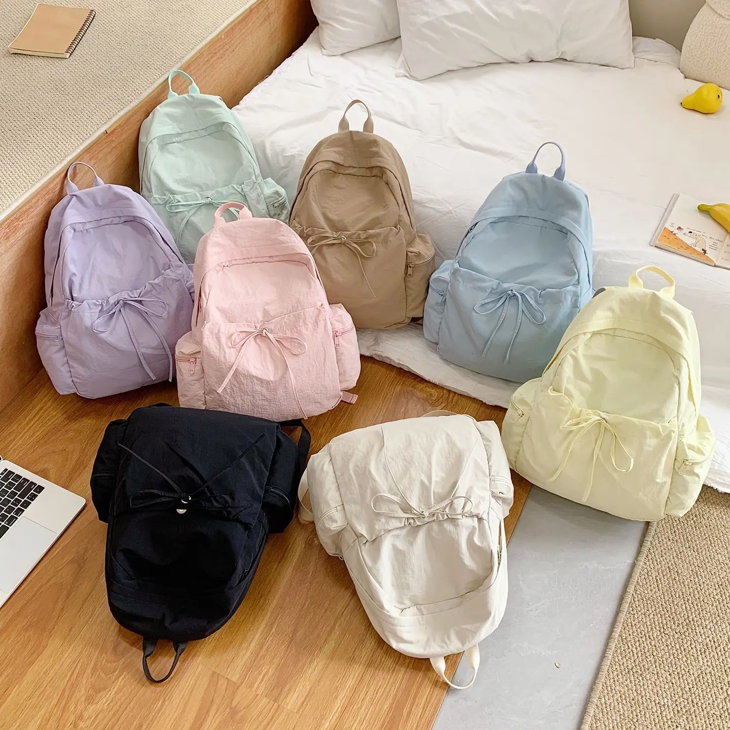 Casual Rucksack Frauen Große Kapazität Mode Junior High School Student Stoff Tasche Koreanische Reise Rucksack mädchen schule rucksäcke